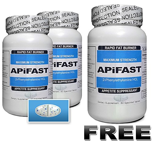 (2+1 FREE) APiFAST – Rapid Fat Burning Diet Pills Plus Appetite Suppressant – Increased Fat Metabolism & Energy – Clinically Proven Weight Loss Ingredients Made in USA (180tabs – 3 Bottles) (2+1 FREE) APiFAST – Rapid Fat Burning Diet Pills Plus Appetite Suppressant – Increased Fat Metabolism & Energy – Clinically Proven Weight Loss Ingredients Made in USA (180tabs – 3 Bottles)