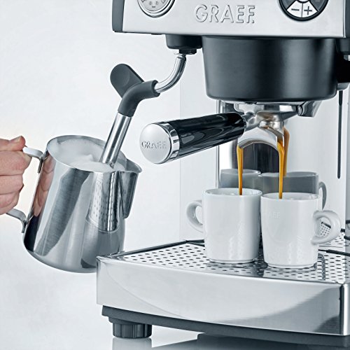 Graef ES902EU Espressomaschine, Aluminium, schwarz-matt/Edelstahl – Bild 3