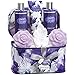 Gifts for Adults, Bath and Body Gift Set For Women – Lavender & Jasmine Home Spa Set With Double Sized Bath Bombs, Body Lotions, Bath Soap, Bubble Bath, Reusable Travel Cosmetics Bag & More