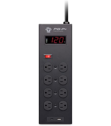 Amazon.com: Furman M-8X2 Merit 系列8 插座電源調節器和突波保護器