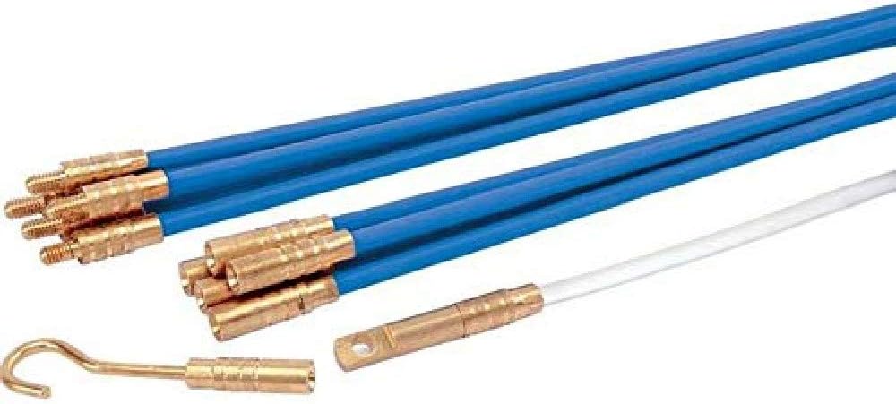 Draper 45275 Toolbox Cable Access Rods 10x330mm Hook Ring End Flexible Joint