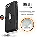 URBAN ARMOR GEAR [UAG] iPhone 8/iPhone 7/iPhone 6s [4.7-inch Screen] Trooper Feather-Light Rugged Card Case [Black] Military Drop Tested iPhone Case