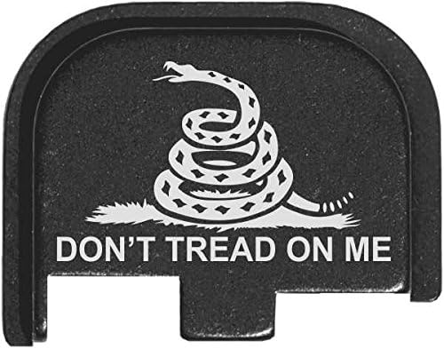 Rear Slide Cover Plate Laser Engraved for Glock 42 - Gadsden