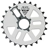 Black Ops Micro Drive Dual Core UL BMX Chainring, 25t, White/Gray