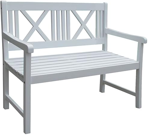 gartenbank holz landhausstil