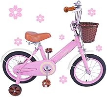 Amazon Stitch 子供自転車 女の子 3 4 5 6歳 16インチ 補助輪付き
