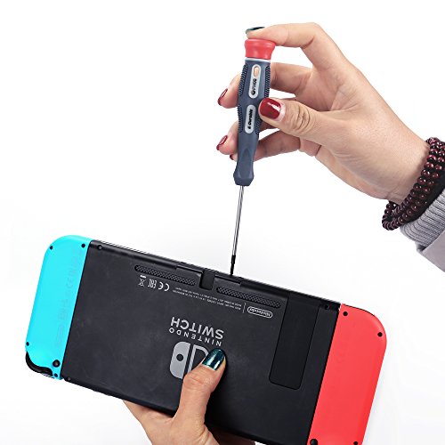 E.Durable Triwing Screwdriver Y0 Y00 PH00 for Nintendo Switch, Gamebit Set Repair Tool Kit for Part Fixing & Battery Replacement & Cleaning (Nintendo Switch Tool Set2)