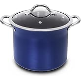 CONCORD Sapphire Nonstick 7 Quart Stock Pot Cookware Set (Induction Compatible)