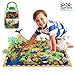 50 Piece Dinosaur Play Set: Ultimate Educational Toy of 20 Realistic Dinosaurs + 29 Trees & Rocks + PlayMat | Walking Dinos with Moving Jaws to Develop Kids Imagination | Top Dinosaur Gift Set primary