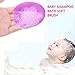 Aimike Silicone Facial Cleansing Brush Anti-slip Exfoliator Friction Pad Face Skin Care Deeper Clean Exfoliate Skin-4 Sets
