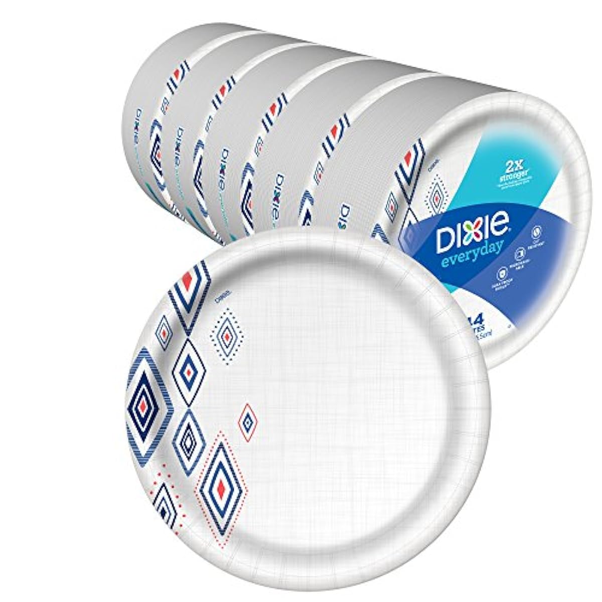 Dixie Everyday Paper Plates 10 1/16 Plate 220 Count Exclusive Design