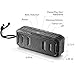 Portable Waterproof Bluetooth Speaker with Wireless,Loud Outdoor Bluetooth Speakers with Superior Bass,Stereo,20W Loud Volume,TF Card,Built in Dual Mic,TWS,24Hours Playtime, 3600mAh,Black,SHIDU