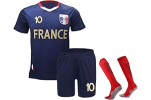 NITAFOX Soccer Jerseys for Kids Boys & Sports Fan Jerseys, Youth Futbol Training Shirt and Socks, 2-14 Years