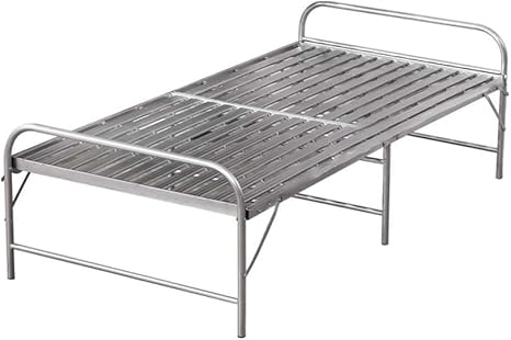 Amazon Wen Ying シンプルベッド折りたたみベッドシングルベッドホームエコノミーアイアンベッドランチベッド子供ベッドダブル大人ベッドワイヤー ベッド折りたたみマットレス 折りたたみベッド ベッドフレーム オンライン通販