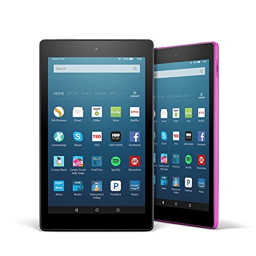 All-New Fire HD 8 Variety Pack, 32GB - Includes Special Offers (Black/Magenta)