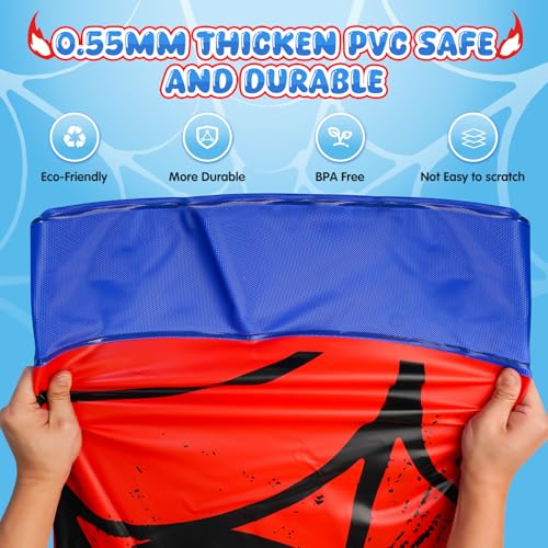 Lubolee Splash Pad for Kids and Dogs, Non Slip Extra Large Splash Pad Outdoor Sprinkler for Kids, Dog Water Summer Toys Outdoor Toys Ages 4-12 (80 inches)
