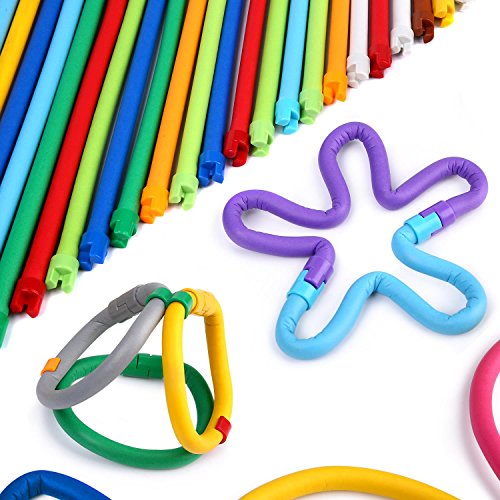 Building Sticks DIY Toys Kids' Soft Bendable Sculpting 111 PCS Flexible