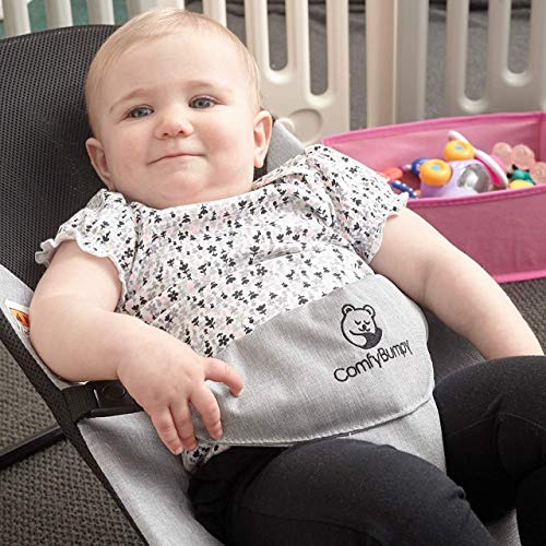 asiento ergonómico para hamaca para bebés - estuche de viaje adicional incluido - silla mecedora portátil y segura con posiciones de altura ajustable - asiento hinchable para dormir para bebés perfecto para bebés recién nacidos by comfybumpy