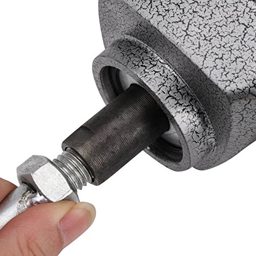 Liusin Electric Concrete Mixer Handheld 1500W Adjustable 7 Speed Heavy Duty Mortar Cement Mixer with Mixing Paddle for Thinset Grout and Mortar AC 110V (Red)