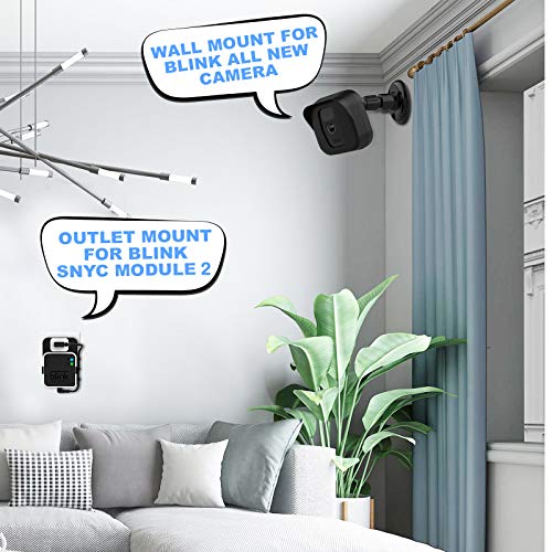 Blink Outdoor Camera Wall Mount Bracket, Weather Proof 360 Degree Full Protective Adjustable