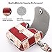 MoKo AirPods Case, Magnetic Snap Closure Protective Cover Carrying Pouch Pocket, with Holding Strap, for Apple AirPods Charging Case - US Flag