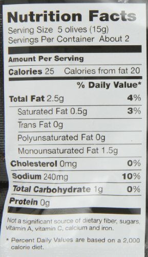 MARIO CAMACHO FOODS PITTED SNACK OLIVES – KALAMATA OLIVES WITH A HINT OF THYME – 1.05 OZ POUCHES (PACK OF 12)