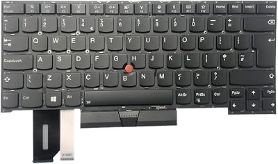Gintai UK Keyboard for Lenovo Thinkpad T490S T495s X1 Extreme P1 Gen 1 2 Gen