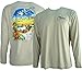 Mens Fishing T-Shirt Beach Cooling Performance UPF 30 Long Sleeve
