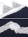 Ekouaer Empire Waist Nightgown Cotton Nightie Sexy Sleepwear For Women,Z-blue,Small