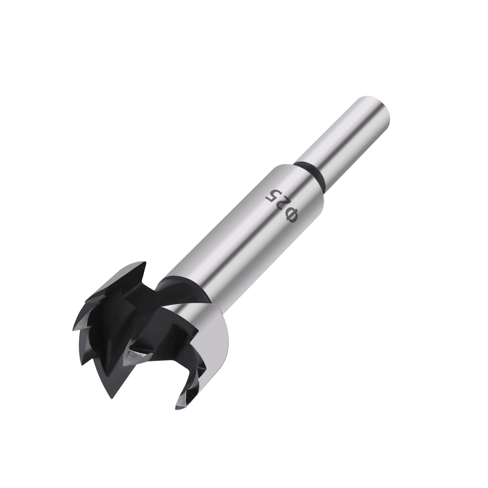 Vearter 25mm Forstner Drill Bit, High Carbon Steel Multi-Tooth Woodworking Tools Forstner Bits with Round Shank, Hinge Drill Bit for Solid Wood, MDF, Plastic, Particleboard, Plywood — image 1