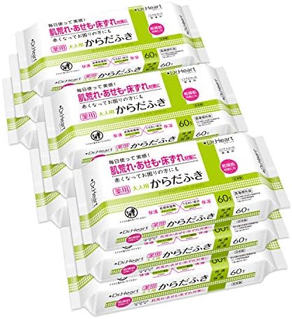 なくなり次第終了 Dr Heart 薬用 大人用からだふき 540枚 60枚入 9パック 日本製 医薬 介護用 Amazon Co Jp限定 医薬部外品 普段からの肌荒れ予防に 超大判 定番の人気シリーズpoint ポイント 入荷