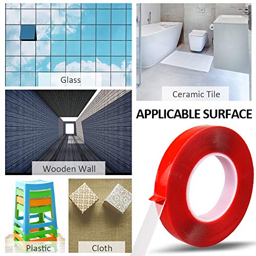 Double Sided Tape Acrylic Adhesive Removable Clear Heavy Duty Mounting Tape For Wall Mount Photo Frame Mounting Outdoor Mounting Art Mounting Glass Mounting 33ft X 3 Roll 0 2inch Width Pricepulse
