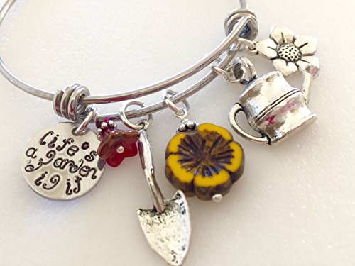 Garden Lover's Charm Bracelet