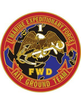D-P0001I, 1st Marine Expedition Force (Fwd) Unit Ident Badge DC-1222