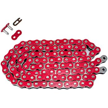 520 Pitch 114 Links Red Standard Chain for Kawasaki EX650 Ninja 650R 2006 2007 2008 2009 2010 2011 2012