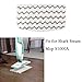 Aunifun 5 Packs Steam Mop Pads Replacement Hard Floor Cleaner for Vacuum Cleaner S1000A S1000C S1000WM S1001C
