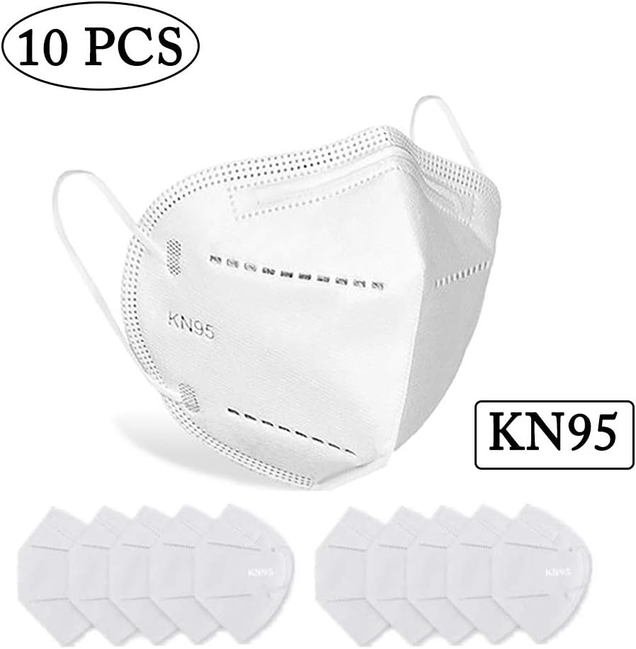 10PCS of 5-Layer Reusable 𝐌𝐀𝐒𝐊 Filtration>95% - Anti-Fog, Dust-Proof Adjustable Headgear Full Face Protection 𝐌𝐀𝐒𝐊