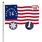 Hypoth Embroidery 1776 Bennington Betsy Ross US