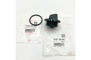 Genuine 78187-YG0-003 Plug Cap (40mm) and Genuine 91352-YG0-003 O-Ring for Honda WT20 WT30 WT40