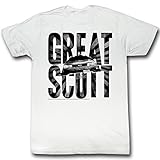 Back To The Future - Mens Great Scott T-Shirt, XX-Large, White