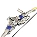 Brdwn Unisex Cosplay Genji Hanzo Mccree Reinhardt Reaper Model Key Ring, Hanzo Bow(20cm), One Size
