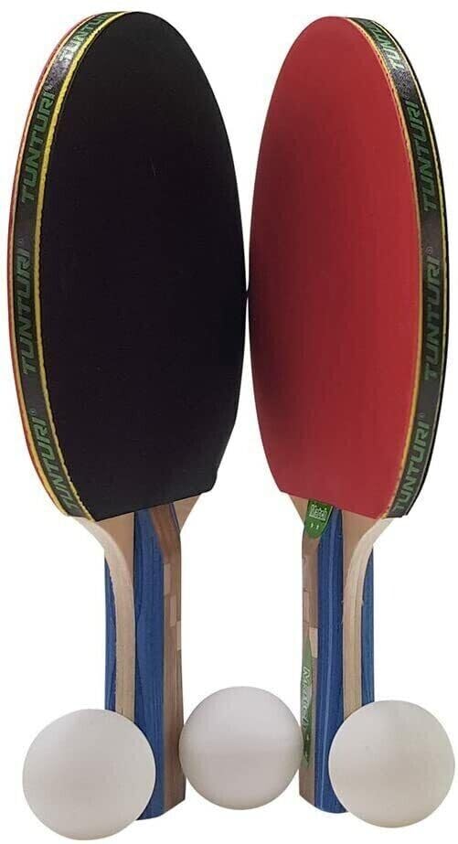 Table Tennis 2 Bats, Premium Table Tennis Ball Set with Table Rackets 3 Balls, Great Gift for Indoor Outdoor Table Tennis With Ping Pong Balls