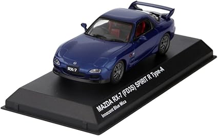 Amazon Com Kyosho Original 1 43 Mazda Rx 7 Fd3s Spirit R Type A Innocent Blue Mica Toys Games