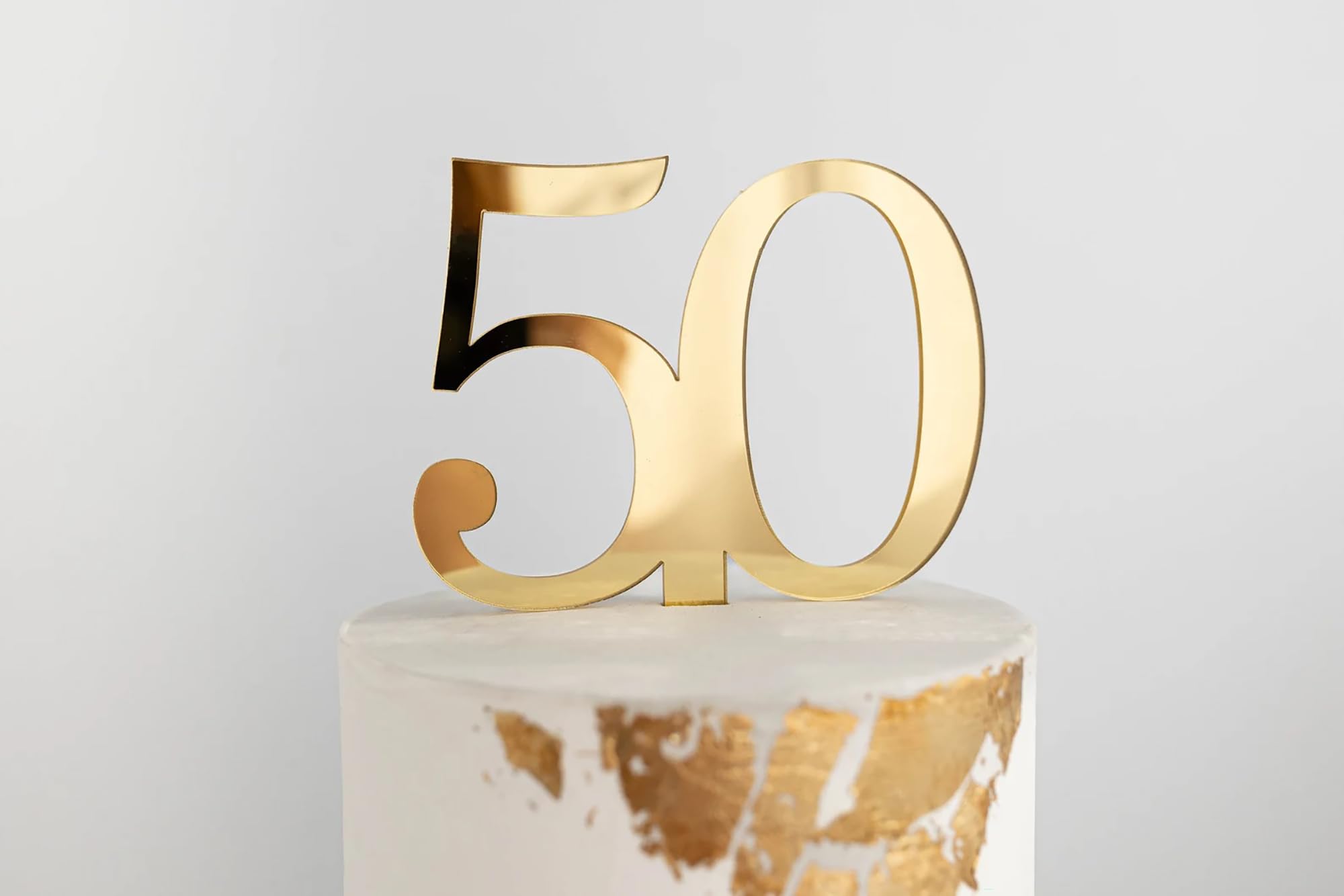 Photo 1 of Acrylic Fifty Cake Topper,50th Birthday Cake Toppers,50th Anniversary Party Decorations Supplies,Cheers to 50 Years Birthday Party Decorations