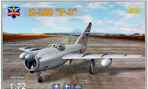 SOVIET EXPERIMENTAL ALL-WEATHER INTERCEPTOR I-320 R-3 1/72 MODELSVIT 72038