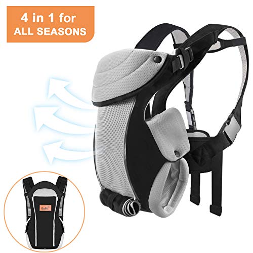Bable Baby Carrier Ergonomic, Soft Carrier Newborn-for Baby 8-20 lbs-Baby Wrap Carrier Comfortable for All Seasons - Thumbnail 7