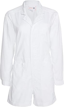 white utility romper