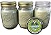 Natural Eucalyptus Mosquito Repellent Candle (Set of 3) Indoor/Outdoor -88 Hour Burn- Naturally Repels Insects with Essential Oils, Citronella Soy, Ball Mason Jar, Made in USA, from Mosquito Naturals