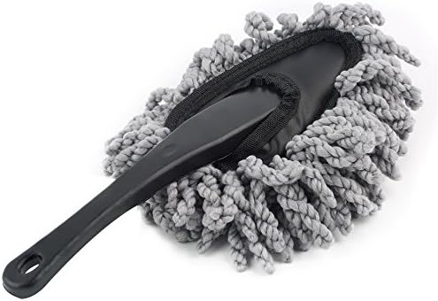 Multi-functional Car Duster Cleaning Dirt Dust Clean Brush Dusting Tool Mop Gray Car Cleaning Products Worldwide -All U Need