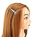 QTMY 4 PCS Metal Cute Scissors Hair Barrettes Bobby Pin Hair Clips Hair Accessories